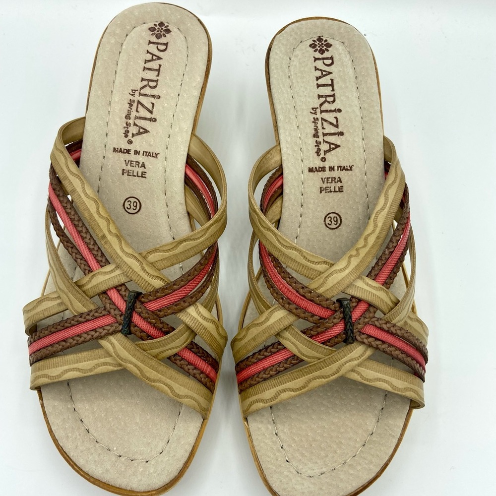 Patrizia Wedge Sandals Made In Italy Gem